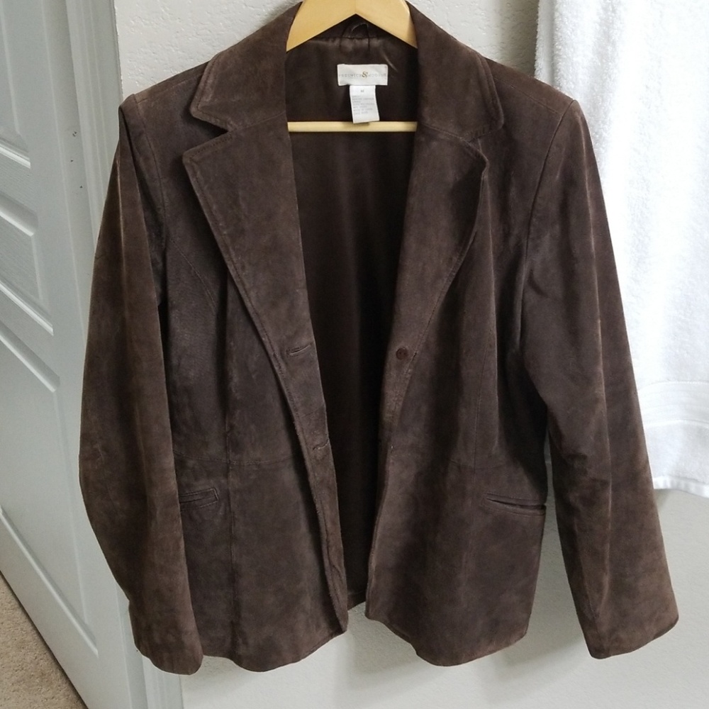 Suede coat